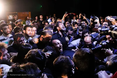 وداع با پیکر شهید مدافع حرم حیدر جلیلوند
