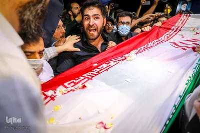مراسم وداع با پیکر شهید صیاد خدایی