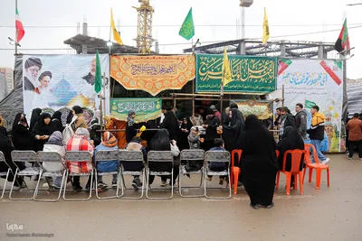 مواکب مسیر منتهی به مسجد جمکران