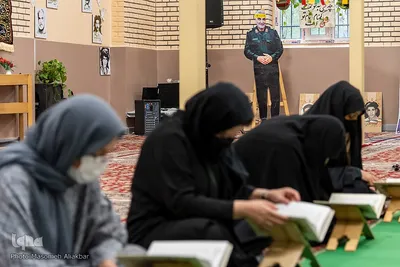 آیین جزء خوانی در آستان امامزاده محمد (ع) کرج