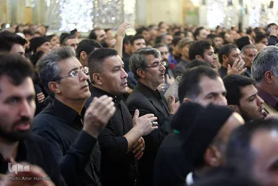 مراسم اربعین حسینی در جوار حرم مطهر رضوی