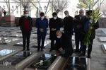 آئین غبار روبی و عطر افشانی مزار شهدا