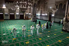 استقبال مسلمانان جهان از ماه مبارک رمضان