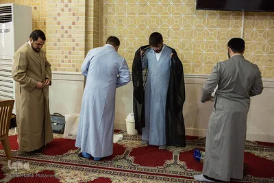 عمامه گذاری جمعی از طلاب استان قزوین
