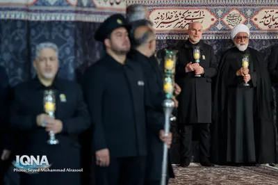 آیین خطبه‌خوانی شب شهادت امام رضا(ع) در حرم مطهر رضوی