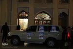 آئین وداع با پیکر شهید عبدالله اسکندری در حرم شاهچراغ(ع)