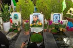 تحویل سال ۱۴۰۵ در گلستان شهدای اصفهان