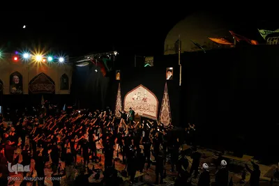 عزاداری شب هفتم محرم در امامزاده سید حمزه تبریز