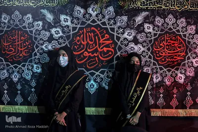 مراسم سوگواری عزاداری شب شهادت امام رضا(ع) در مسجد رسول اعظم(ص) شیراز