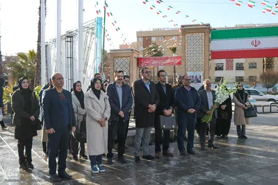 تجدید میثاق اعضای جهاددانشگاهی واحد اصفهان با شهدا