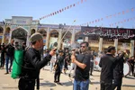 عزاداری هیئت عشایر قشقایی در حرم شاهچراغ(ع)