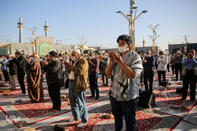 نماز عید فطر در حرم مطهر رضوی
