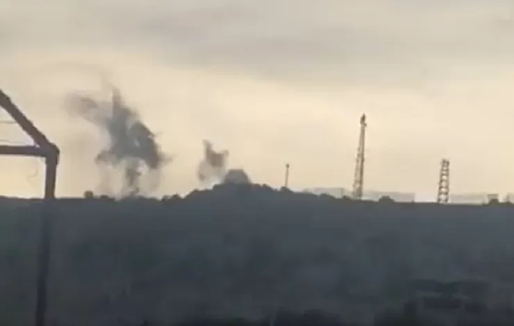 Des missiles tirés par le Hezbollah libanais en direction d’Israël