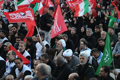 آیین باشکوه جاماندگان تشییع آقای شهید ایران در همدان