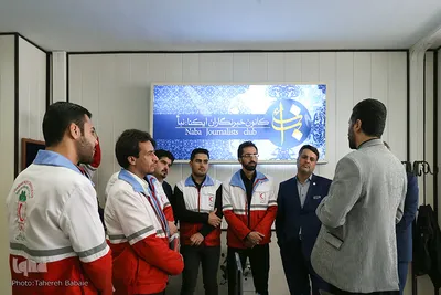 بازدید جوانان هلال احمر از ایکنا
