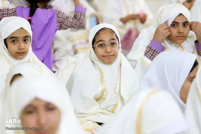 جشن تکلیف دختران دانش‌آموز در اهواز