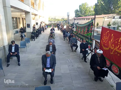 تجمع جمعی از دانشگاهیان بسیجی اهر در محکومیت اهانت به ساحت پیامبر اکرم(ص)