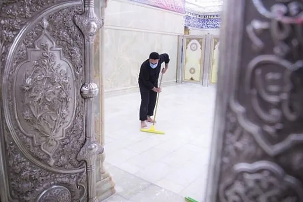 Aşuradan sonra İmam Hüseynin (ə) və Həzrət Abbasın (ə) hərəmi yuyuldu
