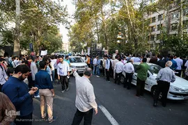 تجمع اعتراض آمیز دانشجویان به کشتار مسلمانان میانمار