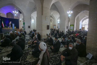 اقامه نماز جمعه پس از چند ماه تعطیلی - قزوین‎