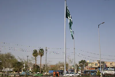 آیین رونمایی از المان و پرچم «یا مهدی (عج)» در شیراز‎‎