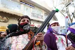اجتماع و رزمایش بزرگ دو هزار نفری دختران جانفدای ایران در اهر