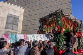 مراسم تشییع پیکر مطهر شهید مدافع حرم، سردار «داوود جعفری»