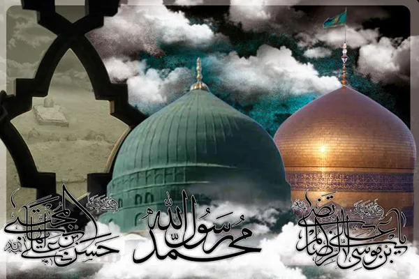 مراسم عزاداری رحلت پیامبر(ص) در آستان مقدس امامزاده جعفر(ع)