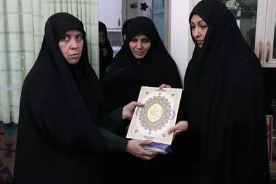 دیدار شهردار تبریز با خانواده شهدای محله قراملک
