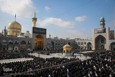 عزاداری شهادت امام رضا(ع) در حرم مطهر رضوی