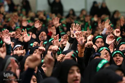 دیدار اعضای انجمن‌های اسلامی دانش‌آموزان با رهبر انقلاب