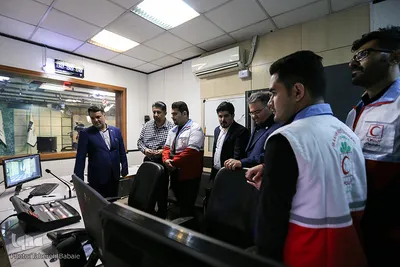 بازدید جوانان هلال احمر از ایکنا
