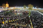 تحویل سال نو در حرم شاهچراغ(ع)