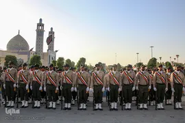 مراسم بدرقه شهید ۴ساله حادثه تروریستی اهواز