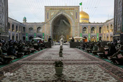 جزءخوانی قرآن کریم در حرم مطهر امام رضا(ع)
