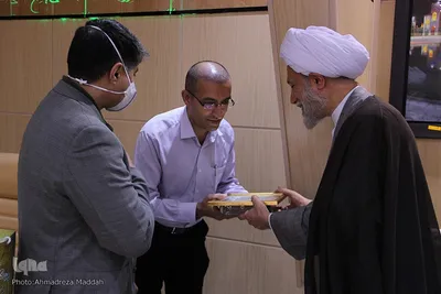 دیدار اعضاء خیریه ملی ناجیان ماندگار بهشت فارس با آیت الله دژکام‎‎