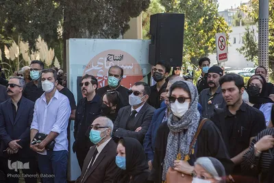 مراسم تشییع پیکر «بابک برزویه»