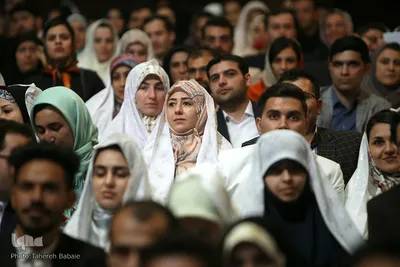 برگزاری مراسم ازدواج دانشجویی در جوار شهدای گمنام دانشگاه تهران
