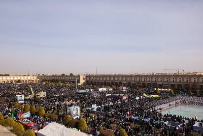 راهپیمایی ۲۲ بهمن در اصفهان
