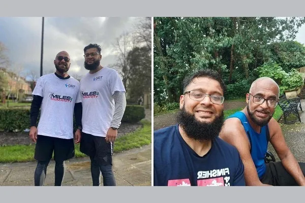 Miles4Humanity: Oldham Duo Nears Finish Line of 365-Day Running Challenge for Gaza Aid