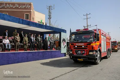 مانور بزرگ سازمان آتش نشانی مشهد
