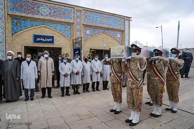 آیین گلاب شویی حرم مطهر شاهچراغ(ع)