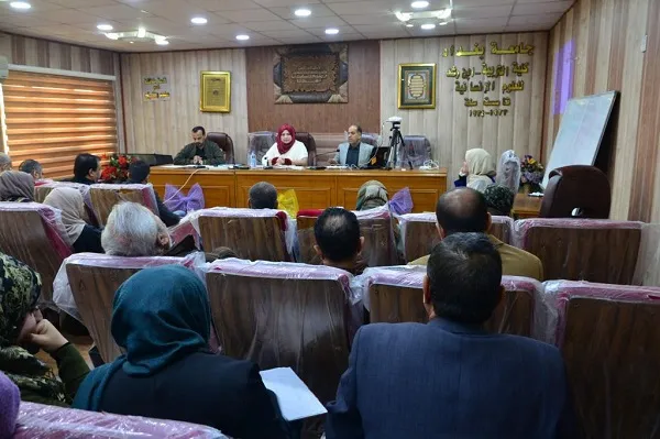 بالصور...إختتام الدورة التحكيمية للمسابقات القرآنية في جامعة بغداد
 