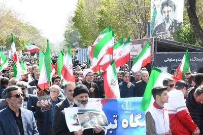 حضور دانشگاهیان دانشگاه تبریز در اربعین قائد شهید امت