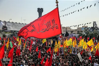 مراسم تشییع پیکر شهید محسن حججی در تهران