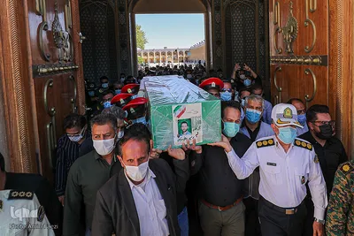 تشییع پیکر شهید محمدحسین دهقانی در شیراز