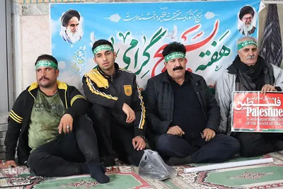همایش اقتدار بسیجیان ملایر در مسجد جامع