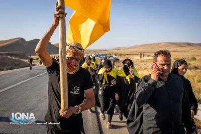 قدم‌های عاشقانه در مسیر امام رضا(ع)