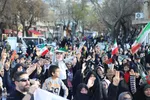 تجمع مردم ولایتمدارهمدان در محکومیت حمله اسرائیل‎