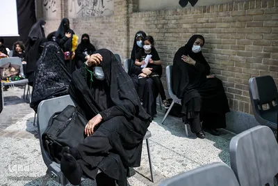مراسم ظهر تاسوعا در خانه مداحان